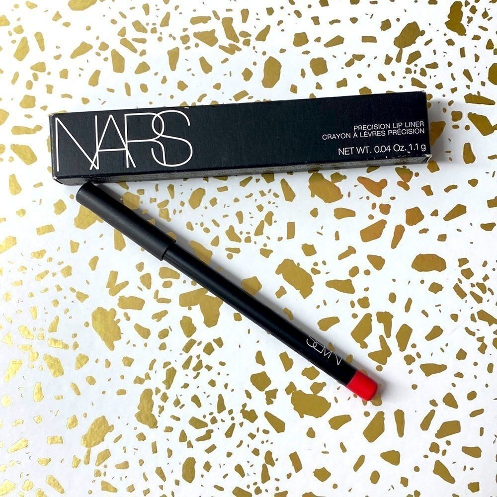 Nars Precision Lip Liner in Menton- a beautiful bright coral-ish pink-ish red!